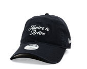 Womens Cap New Era - Branded Slogan 9TWENTY - Navy / Chrome White