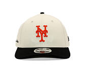Cap New Era - MLB Side Script 9FORTY M-CROWN - NY Mets - Cream / Black