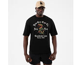 Tee New Era - Branded Oversized Graphic Tee - Black