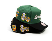 Cap Mitchell & Ness - NBA - La Script 2.0 - Los Angeles Lakers - Green/Black