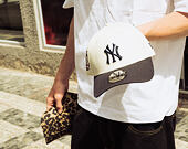 Cap New Era - MLB World Series Patch Cooperstown 9FORTY - NY Yankees - Cream / Navy