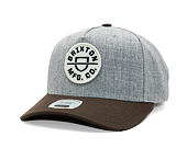 Cap Brixton - Crest C Mp Snapback - Heather Grey/Pinecone Brown