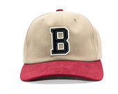 Cap Brixton - Big B Mp Cap - Sand/Burgundy