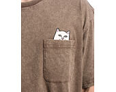 Tee Lord Nermal Pocket Tee (Brown Vintage Wash)