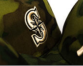 Cap New Era - MLB Ripstop Camo 59FORTY - Seattle Mariners - Woodland Camo