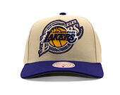 Cap Mitchell & Ness - Off Tilted - NBA - Los Angeles Lakers - Off White
