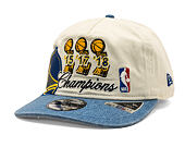 Cap New Era - NBA "Hardwood Classic Champions" 19TWENTY - Golden State Warriors - Chrome White / Tea
