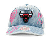Cap Mitchell & Ness - Painted Love - NBA - Chicago Bulls - Light Blue