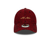 Cap New Era - Houndstooth 9FORTY - AC MILAN - Black