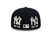 Cap New Era - MLB IMAGE DROP All-Over 59FIFTY Low Profile - NY Yankees - Navy