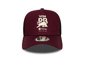 Cap New Era - F1 Seasonal 9FORTY A-Frame Trucker - Visa Cash App RB - Burgundy