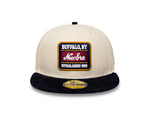 Cap New Era - Branded Patch Cord 59FIFTY - Cream / Navy