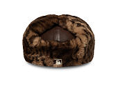 Cap New Era - MLB IMAGE DROP Leather Dog-Ear 59FIFTY - NY Yankees - Deep Auburn