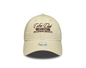 Womens Cap New Era - Branded Cafe Slogan 9TWENTY - Cream / Deep Auburn