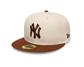 Cap New Era - MLB League Essential 59FIFTY - NY Yankees - Cream / Deep Auburn