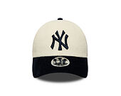 Kids Cap New Era - MLB Cord 9FORTY M-CROWN - NY Yankees - Cream / Navy