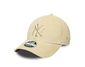 Cap New Era - MLB Cord 9FORTY M-CROWN - NY Yankees - Stone