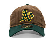 Cap New Era × Three Looms - Chestnut Pinstripe 9TWENTY A-Frame - Oakland Athletics