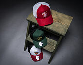 Cap New Era - Faux Suede 9FORTY A-Frame Trucker - AS Roma - Red