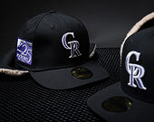 Cap New Era - MLB World Series Cooperstown Dog-Ear 59FIFTY - Colorado Rockies - Black