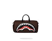 Bag Sprayground - Sharks In Paris Wtf Bubble Brown Check Duffle