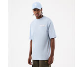 Tee New Era - Branded Block Party Graphic Oversized Tee - Sky Blue