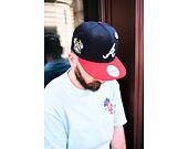 Cap New Era - MLB IMAGE DROP Cooperstown Icon 59FIFTY - Atlanta Braves - Navy / Scarlet