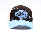 Cap Von Dutch - Baseball - Print & Embroidery - Black / Light Blue