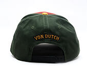 Cap Von Dutch - Semi Curve - Embroidery Premium - Red / Green