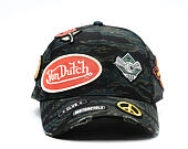 Cap Von Dutch - Motorcycle Club Camo Patches Baseball - Black Tiger Camo