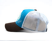 Cap Von Dutch - Baseball - Print & Embroidery - Light Blue / Brown