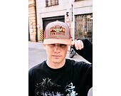 Cap Von Dutch - Dead Or Alive Skull Patch Premium Semi Curve - Red / Grey / Orange