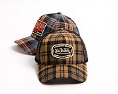 Cap Von Dutch - Baseball - Checkered Patch - Brown