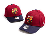 Kids Cap New Era - Contrast Stitch 9FORTY - Barcelona FC - Cardinal / Navy