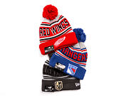 Beanie New Era - NHL Evergreen Wordmark Pom Medium Knit - NY Rangers - Team Color