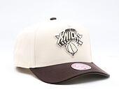 Cap Mitchell & Ness - NBA Brown And Cream Pro Snapback - New York Knicks - Cream