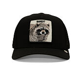 Kids Cap Goorin - Bandit (all Black) - Raccoon - Black
