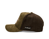 Cap Capslab - Looney Tunes Trucker - Bugs Bunny Logo Peek Suede - Olive / Brown