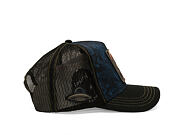 Cap Capslab - Looney Tunes Trucker - Marvin the Martian Print - Navy / Black