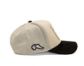 Cap Capslab - Looney Tunes Trucker - Bugs Bunny Line Art Suede Visor - Off White / Black