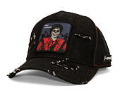 Cap Capslab - Thriller Pop Legend Trucker - Distressed Black Denim
