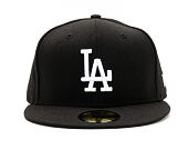 New Era 59FIFTY MLB Basic Los Angeles Dodgers Fitted Black / White Cap