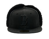 New Era Basic Dog Ear Boston Red Sox 59FIFTY Black/Black Dogear Cap