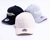Mitchell & Ness Pinscript Redline Snapback Branded Khaki Cap