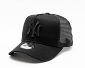 New Era Kids 9FORTY Clean Trucker New York Yankees Black / Black Snapback