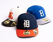 New Era 59FIFTY Low Profile MLB Cooperstown Detroit Tigers Fitted Oceanside Blue Cap