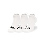 New Era Flag Sneaker 3Pack White Socks