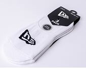 New Era Flag Invisible 3Pack White Socks