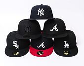 New Era 59FIFTY MLB Basic Los Angeles Dodgers Fitted Black / White Cap