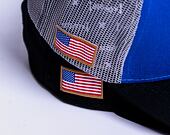 Capslab NASA A-Frame Trucker CL/NASA/1/NAS3 Royal Blue / Grey / Black Cap